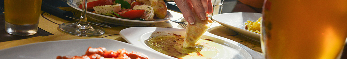 Eating Mediterranean Falafel at Ba'al Cafe & Falafel restaurant in New York, NY.